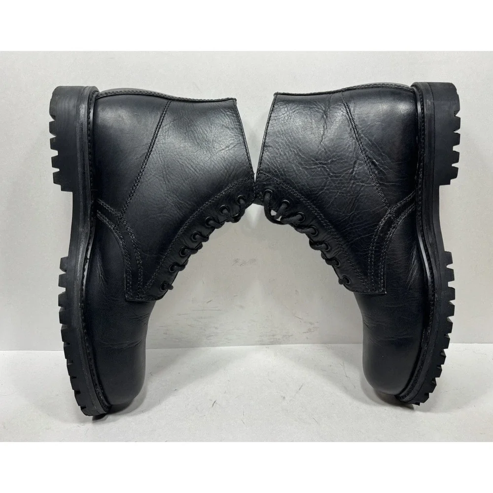 LL Bean‎ Chukka Leather Casual Ankle Boots Black Men's Size 12 Medium 05468
